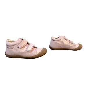 NATURINO Cocoon VL Shoes Girls 29 US 12 Pink Suede Glitter Sneakers Bootie Shoe